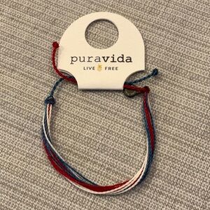Puravida blue/green/white/yellow bracelet